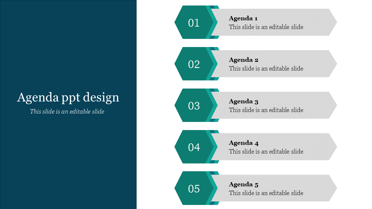 agenda ppt design
